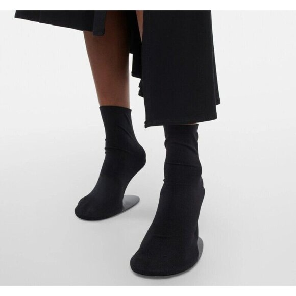 COPY - Balenciaga Stage Knit High Heels Strenchy Sock Boots Booties Black 100mm… - Picture 1 of 14